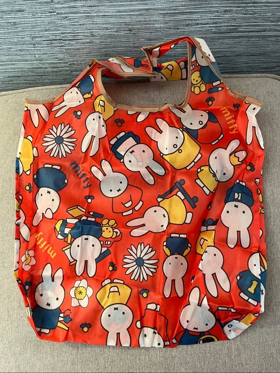 miffy Handbags - Miffy Foldable Tote Bag with Multicolor Character Print NWT